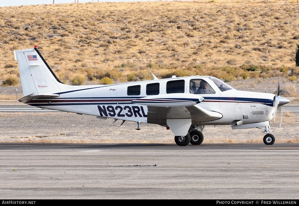 Aircraft Photo of N923RL | Beech A36 Bonanza 36 | AirHistory.net #760396