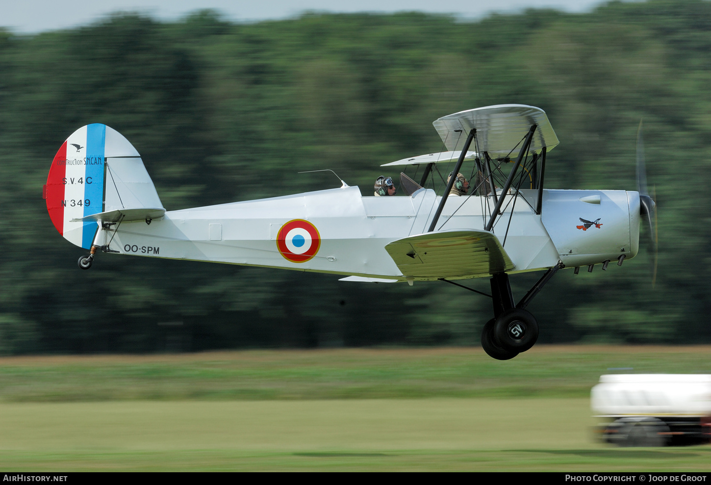 Aircraft Photo of OO-SPM / 349 | Stampe-Vertongen SV-4C | France - Air Force | AirHistory.net #760410
