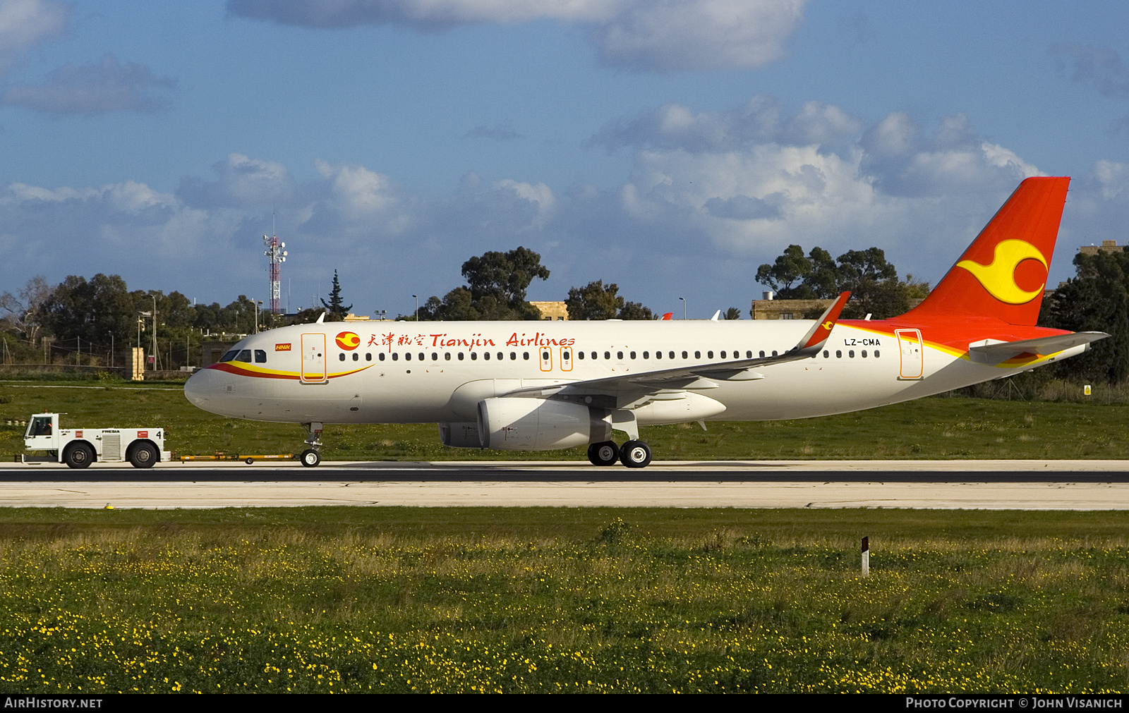 Aircraft Photo of LZ-CMA | Airbus A320-214 | Tianjin Airlines | AirHistory.net #760420