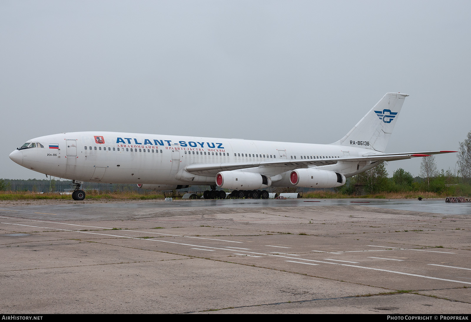 Aircraft Photo of RA-86136 | Ilyushin Il-86 | Atlant-Soyuz Airlines | AirHistory.net #760440