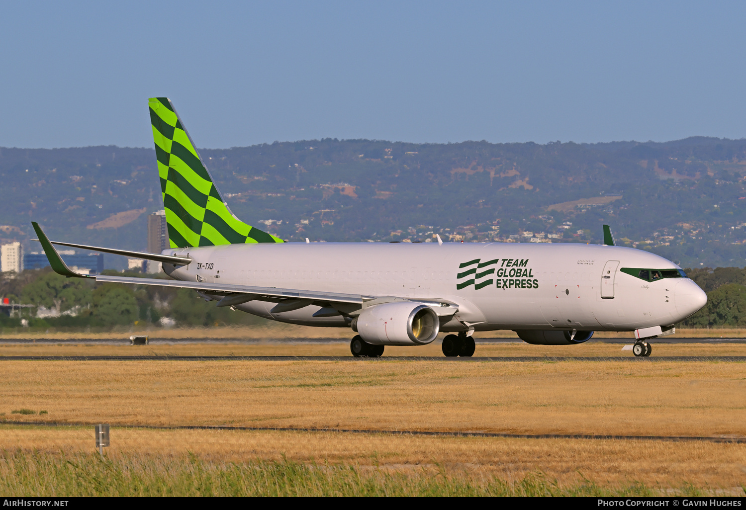 Aircraft Photo of ZK-TXD | Boeing 737-8FH | Team Global Express | AirHistory.net #760449