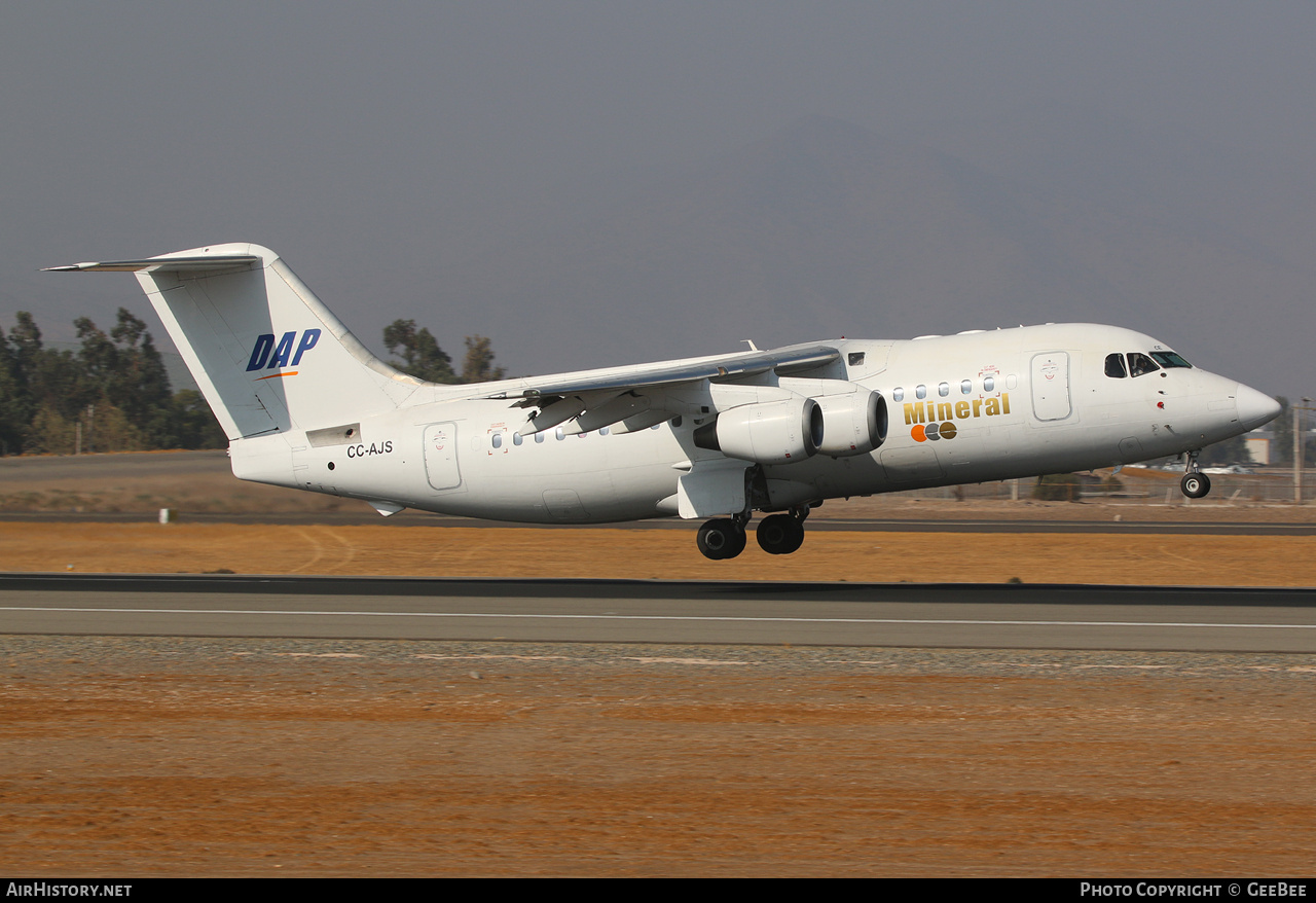 Aircraft Photo of CC-AJS | British Aerospace Avro 146-RJ85 | Aerovías DAP | AirHistory.net #760460