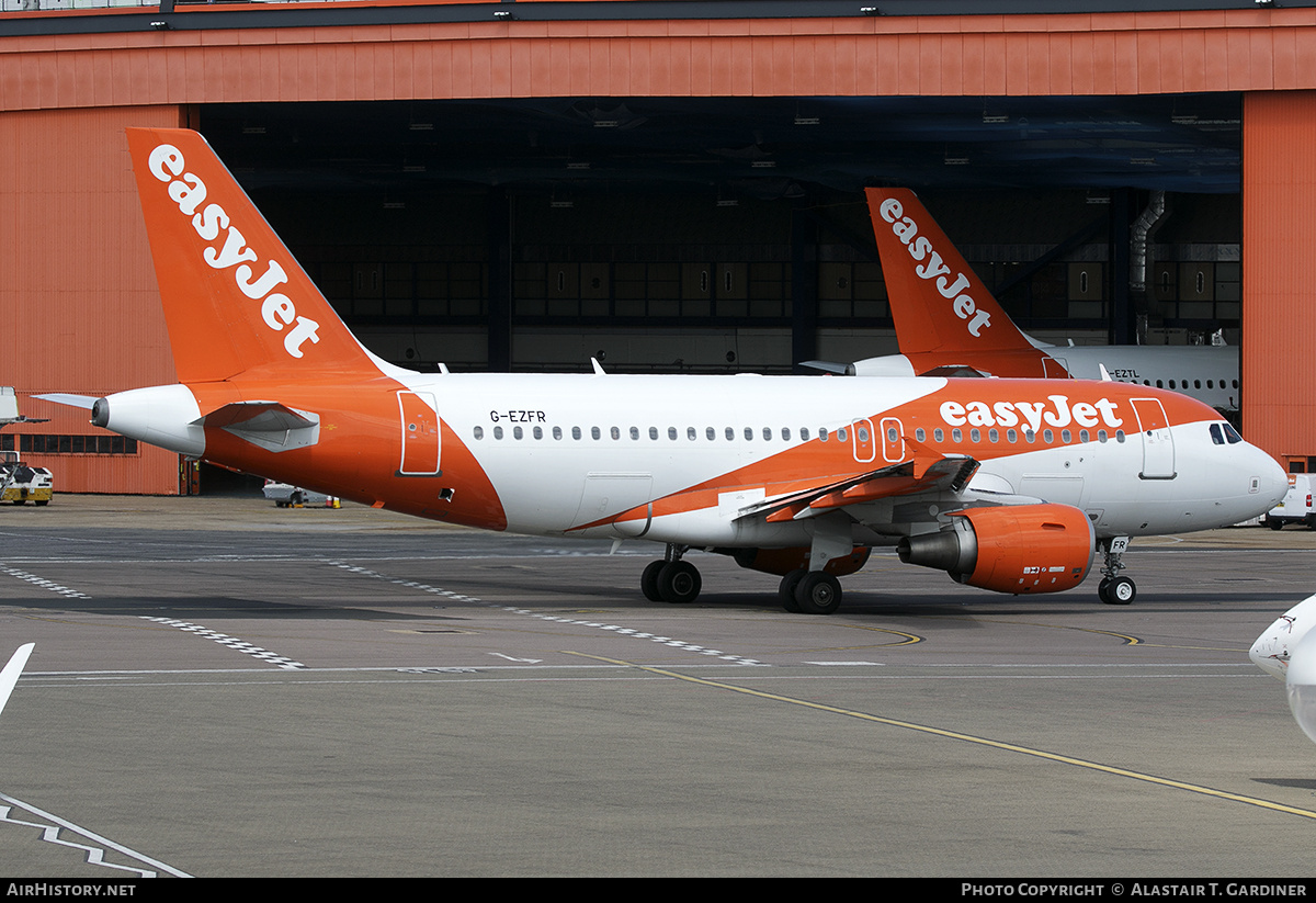 Aircraft Photo of G-EZFR | Airbus A319-111 | EasyJet | AirHistory.net #760465