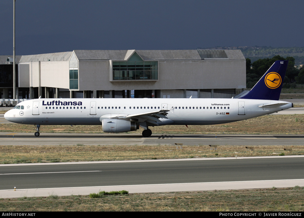Aircraft Photo of D-AISZ | Airbus A321-231 | Lufthansa | AirHistory.net #760481