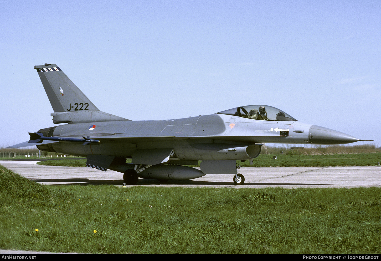 Aircraft Photo of J-222 | General Dynamics F-16A Fighting Falcon | Netherlands - Air Force | AirHistory.net #760500