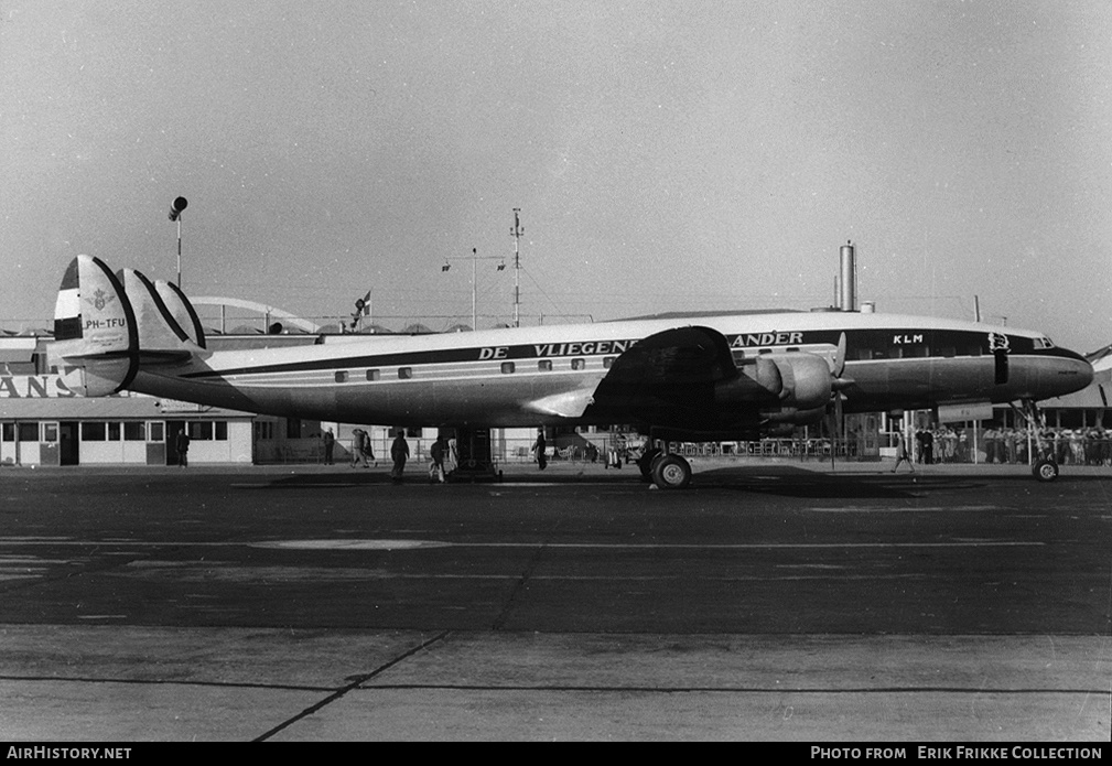 Aircraft Photo of PH-TFU | Lockheed L-1049C Super Constellation | KLM - Royal Dutch Airlines | AirHistory.net #760557