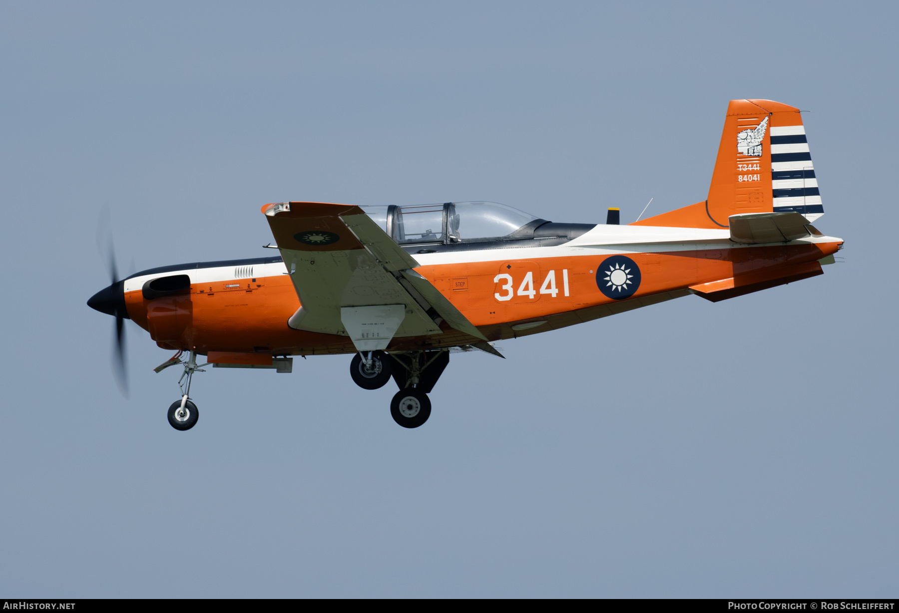 Aircraft Photo of 3441 / 84041 | Beech T-34C-1 Turbo Mentor | Taiwan - Air Force | AirHistory.net #760580
