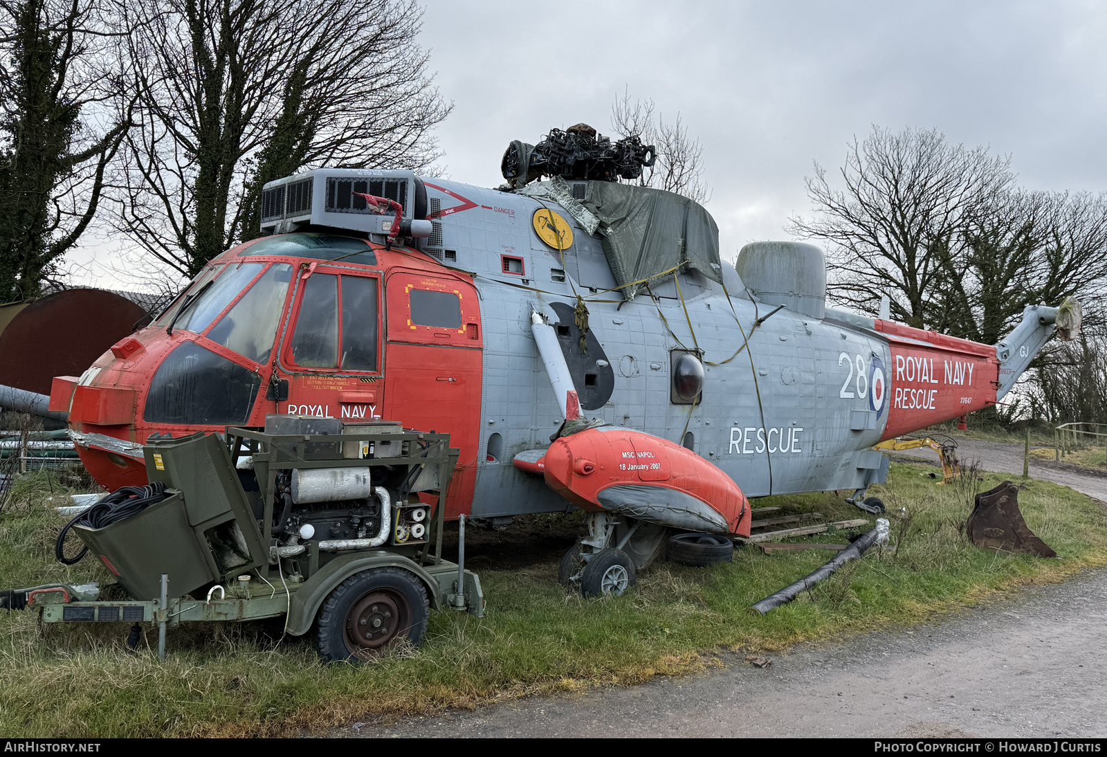 Aircraft Photo of XV647 / G-CMFN | Westland WS-61 Sea King HU5 | UK - Navy | AirHistory.net #760586