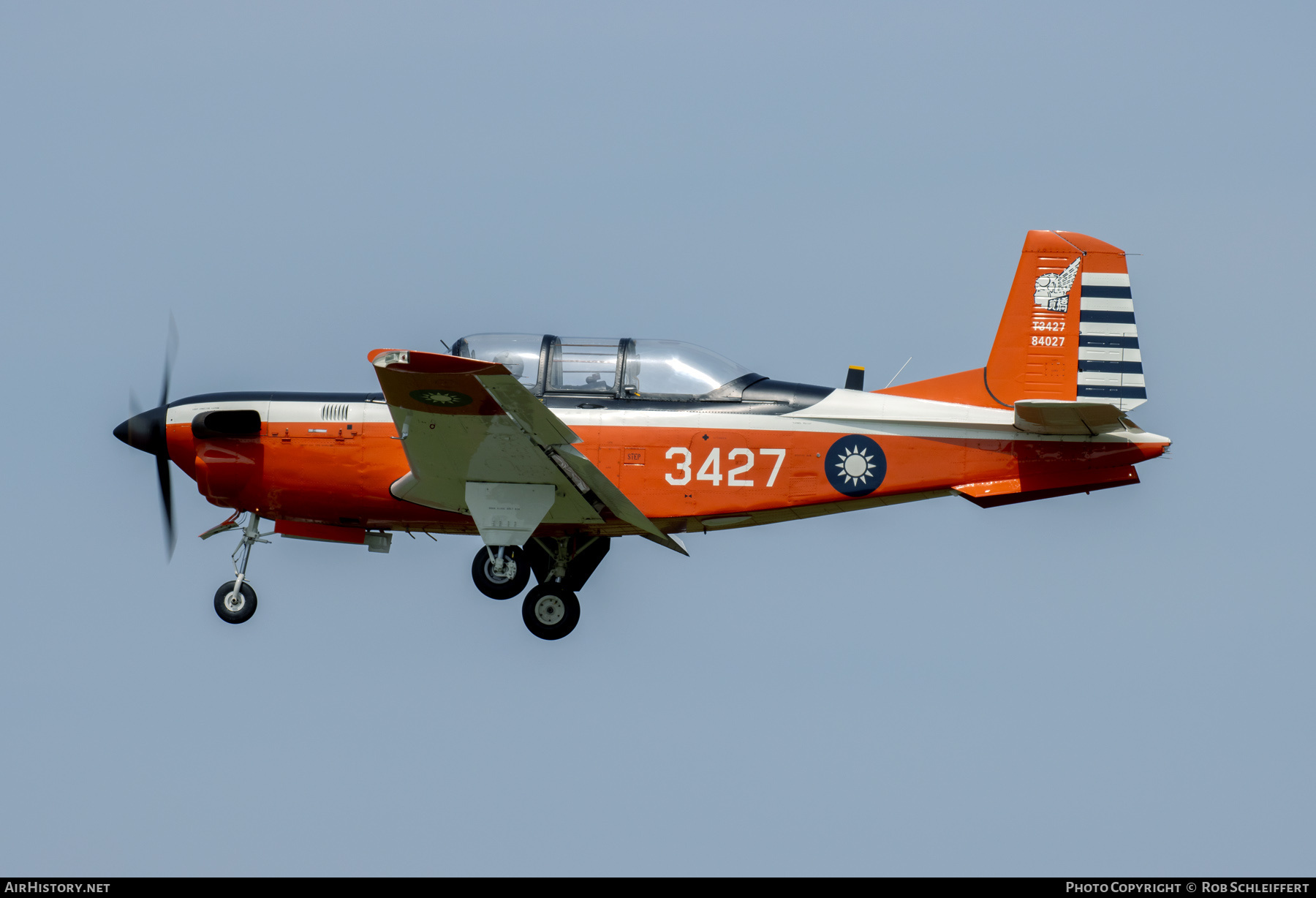 Aircraft Photo of 3427 / 84027 | Beech T-34C-1 Turbo Mentor | Taiwan - Air Force | AirHistory.net #760597