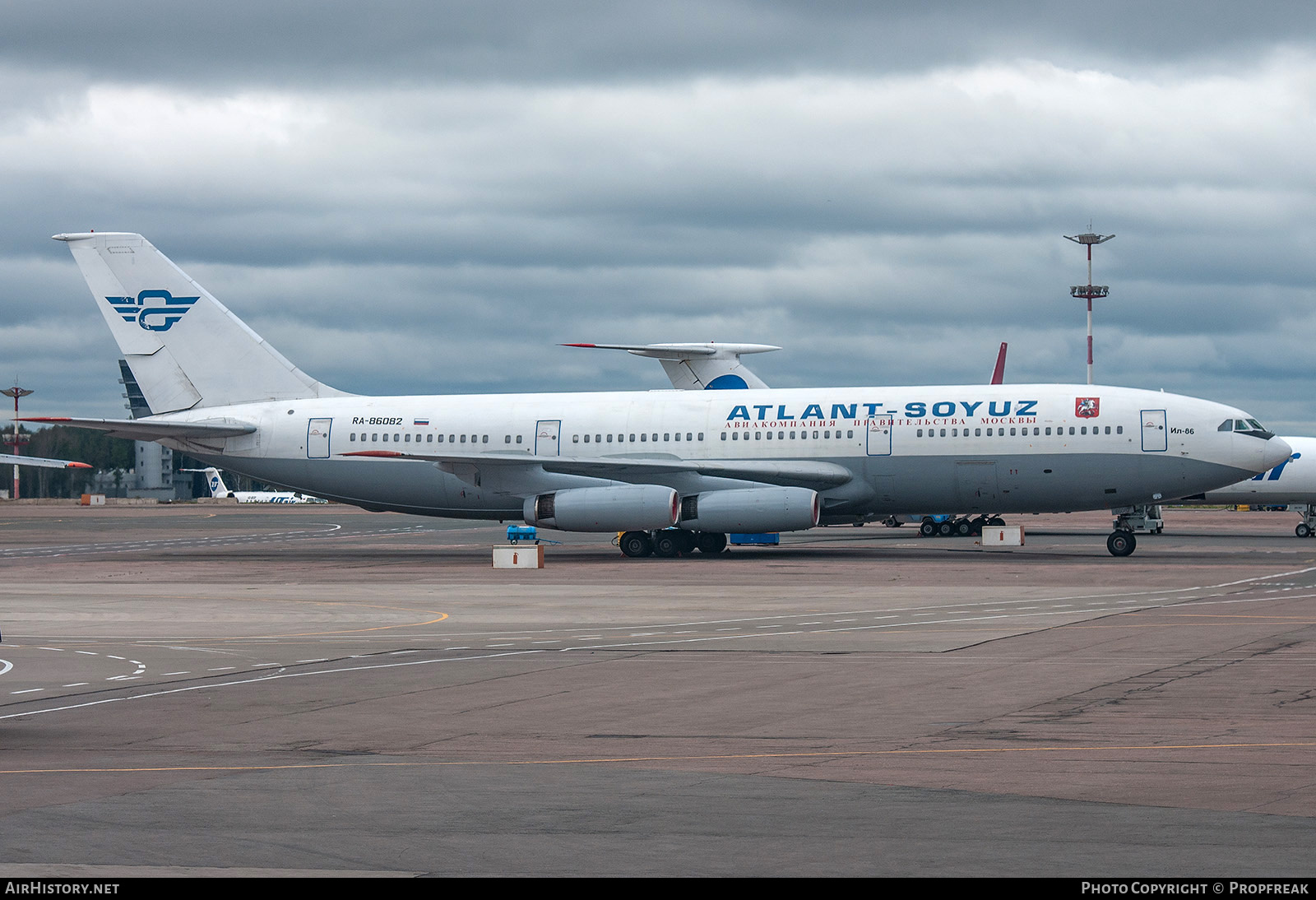 Aircraft Photo of RA-86082 | Ilyushin Il-86 | Atlant-Soyuz Airlines | AirHistory.net #760621
