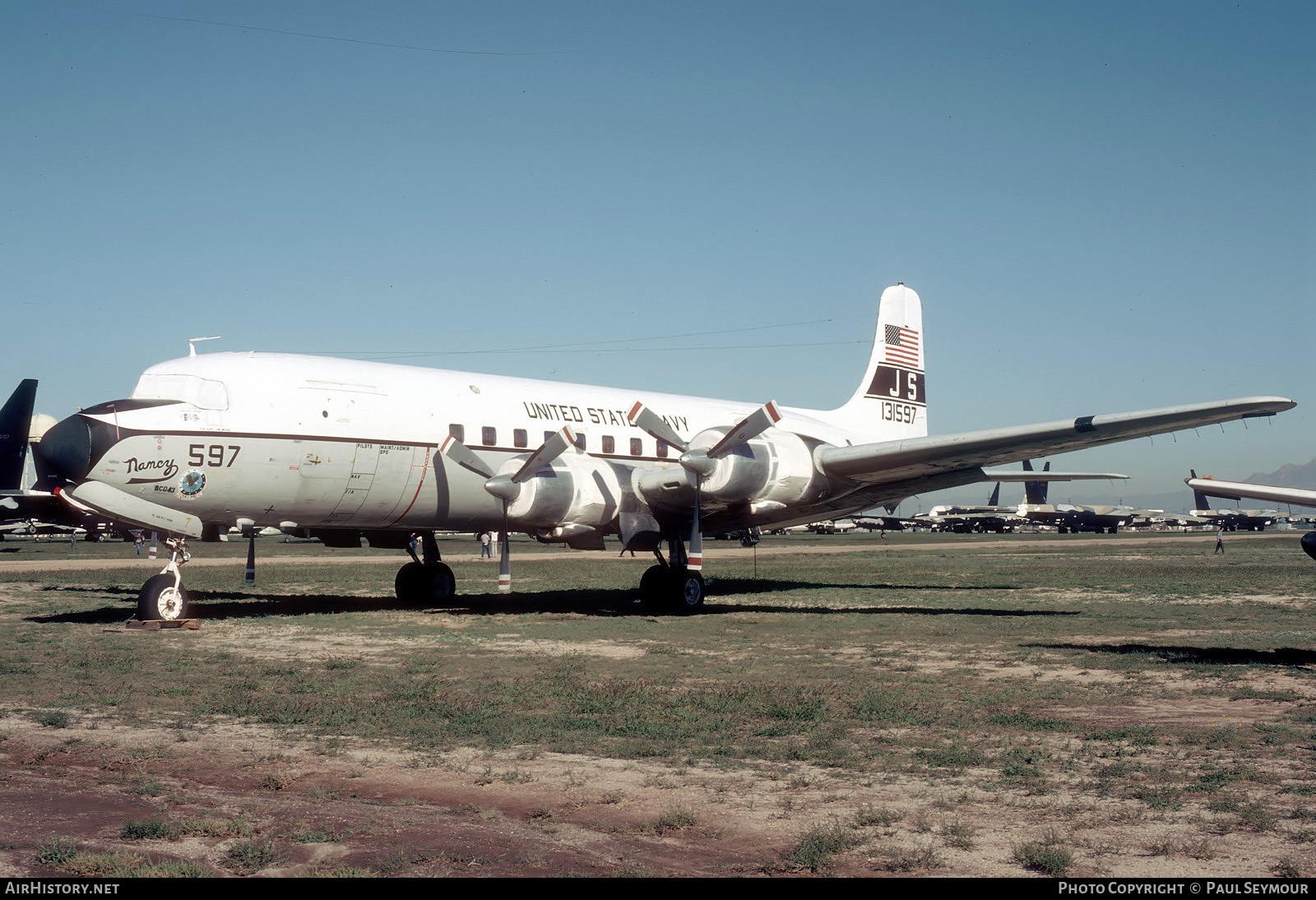 Aircraft Photo of 131597 | Douglas VC-118B Liftmaster | USA - Navy | AirHistory.net #760689