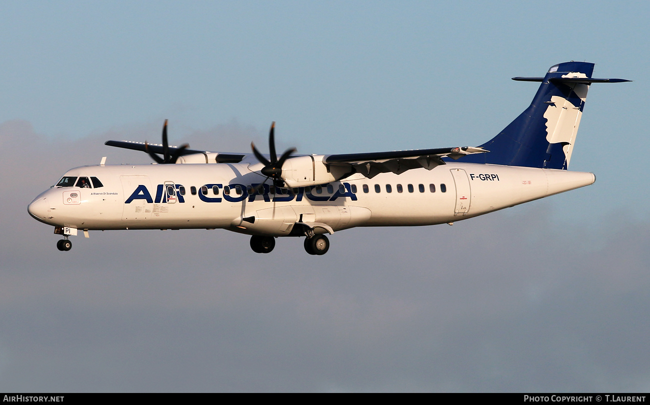 Aircraft Photo of F-GRPI | ATR ATR-72-500 (ATR-72-212A) | Air Corsica | AirHistory.net #760720