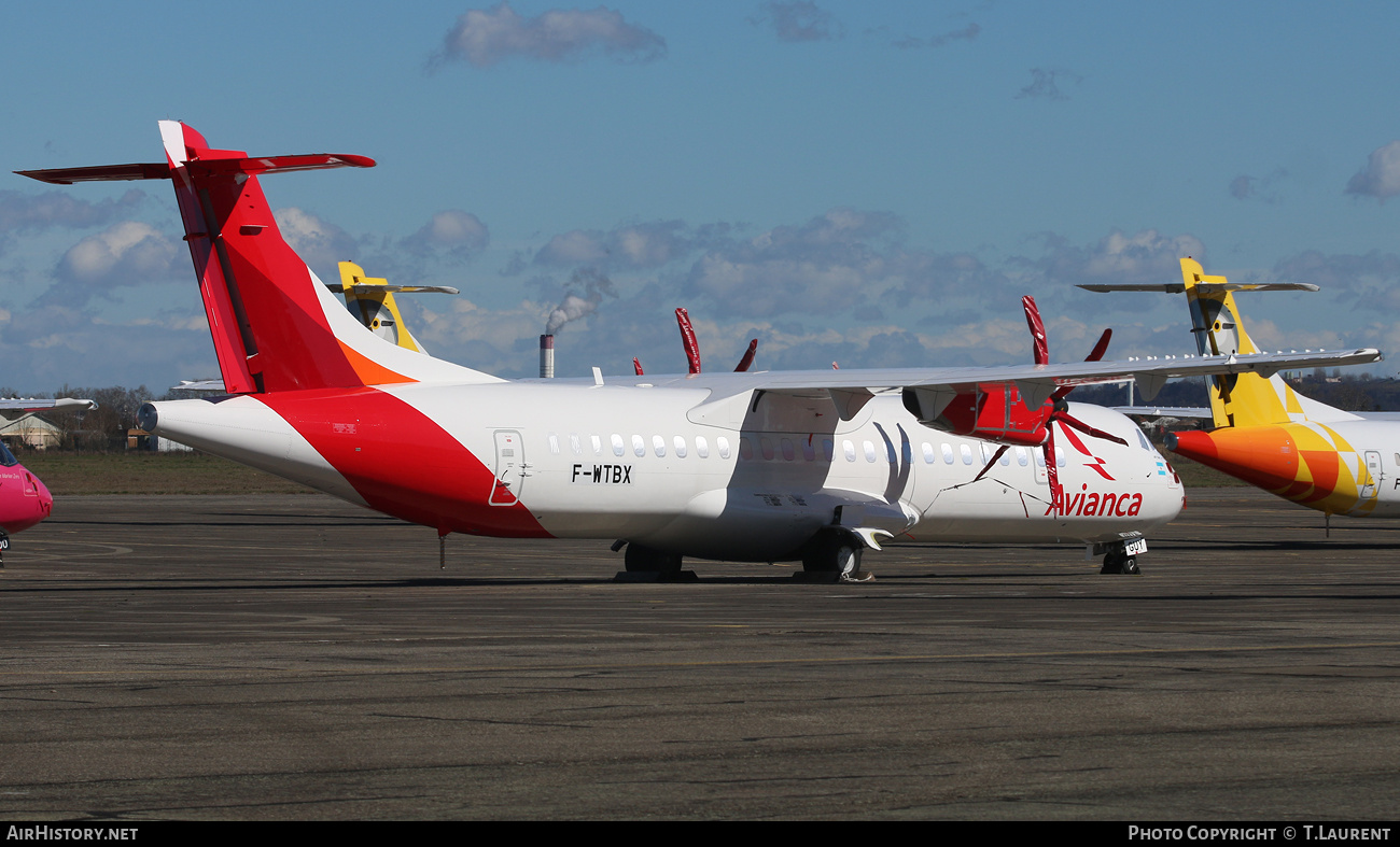 Aircraft Photo of F-WTBX | ATR ATR-72-600 (ATR-72-212A) | Avianca | AirHistory.net #760727