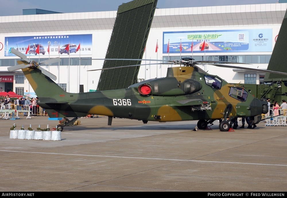 Aircraft Photo of 6366 | Changhe WZ-10 | China - Air Force | AirHistory.net #760734