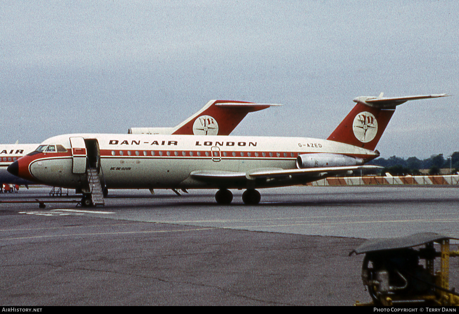 Aircraft Photo of G-AZED | BAC 111-414EG One-Eleven | Dan-Air London | AirHistory.net #760744