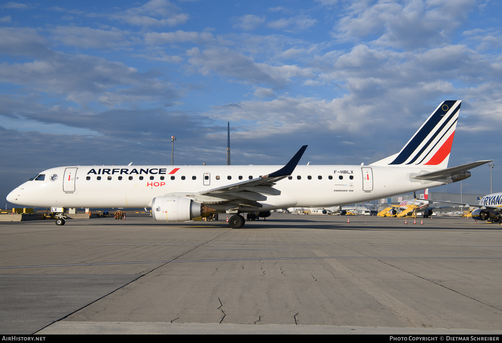 Aircraft Photo of F-HBLX | Embraer 190STD (ERJ-190-100STD) | Air France | AirHistory.net #760777