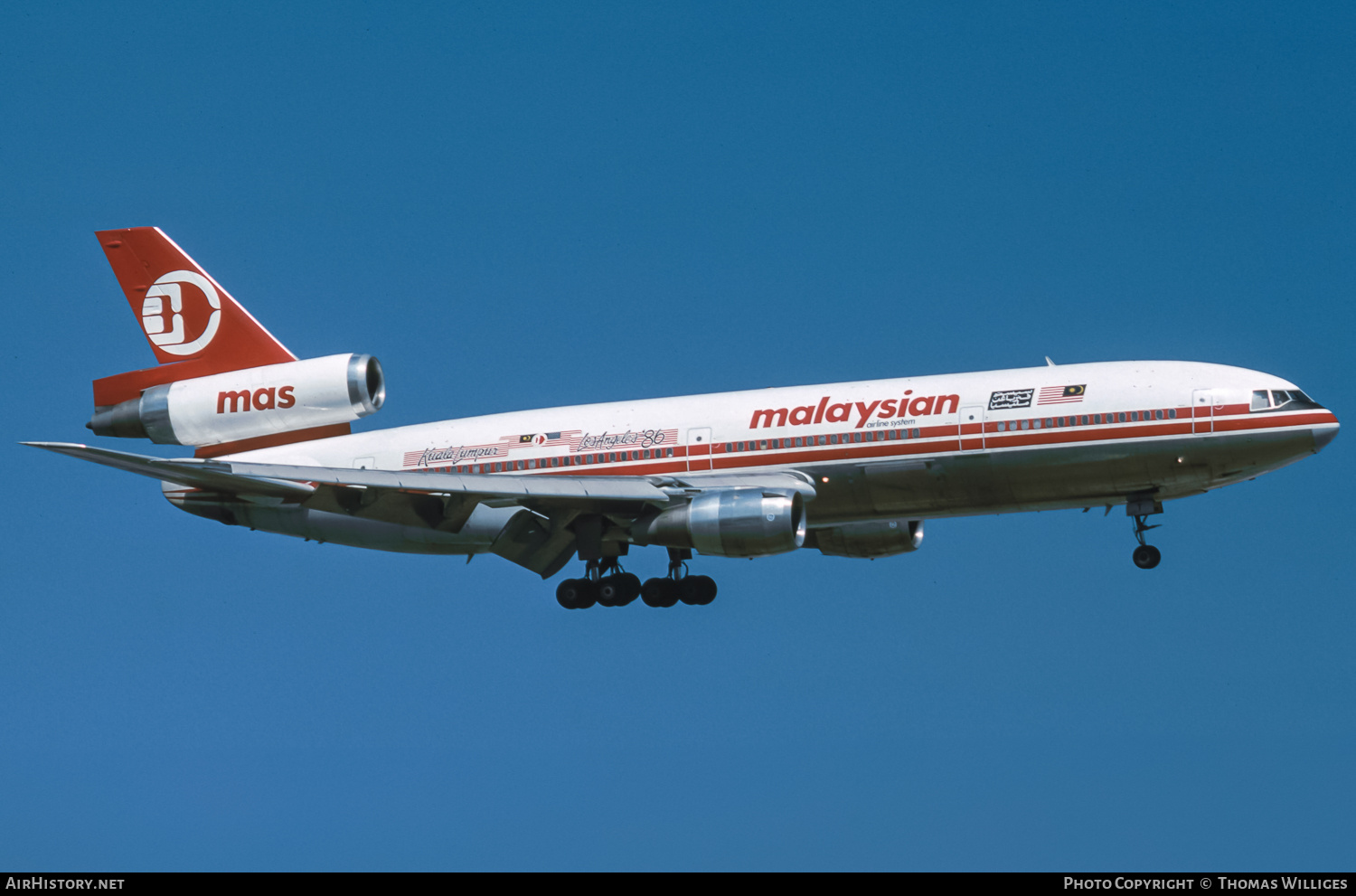 Aircraft Photo of 9M-MAT | McDonnell Douglas DC-10-30 | Malaysian Airline System - MAS | AirHistory.net #760789