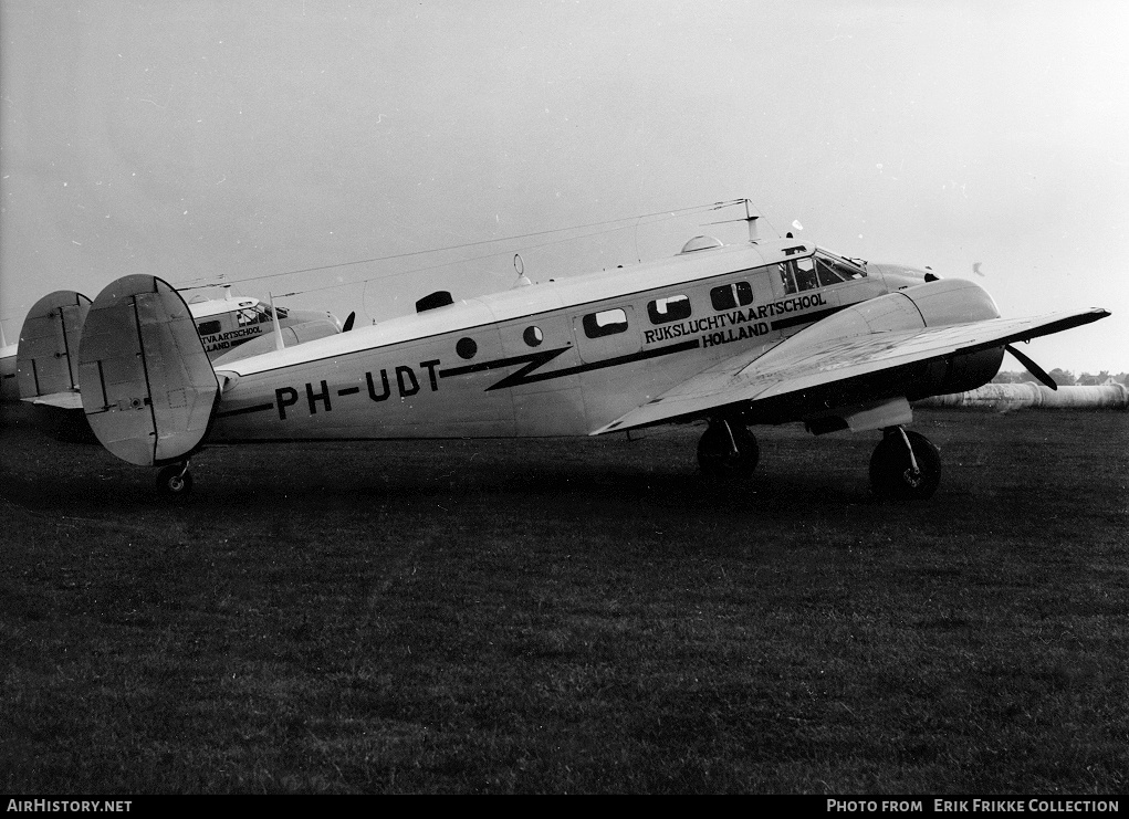Aircraft Photo of PH-UDT | Beech D18S | Rijksluchtvaartschool - RLS | AirHistory.net #760826