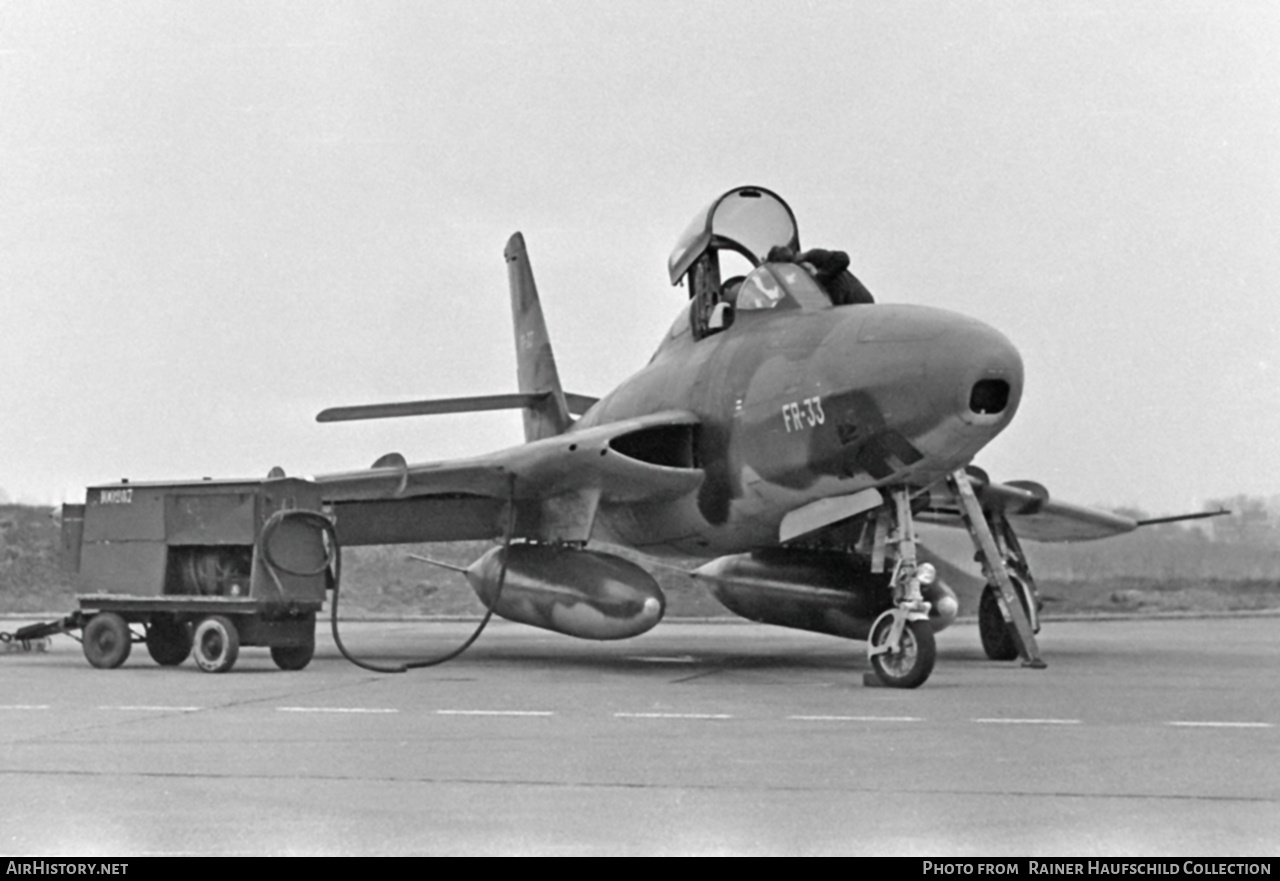 Aircraft Photo of FR33 | Republic RF-84F Thunderflash | Belgium - Air Force | AirHistory.net #760874