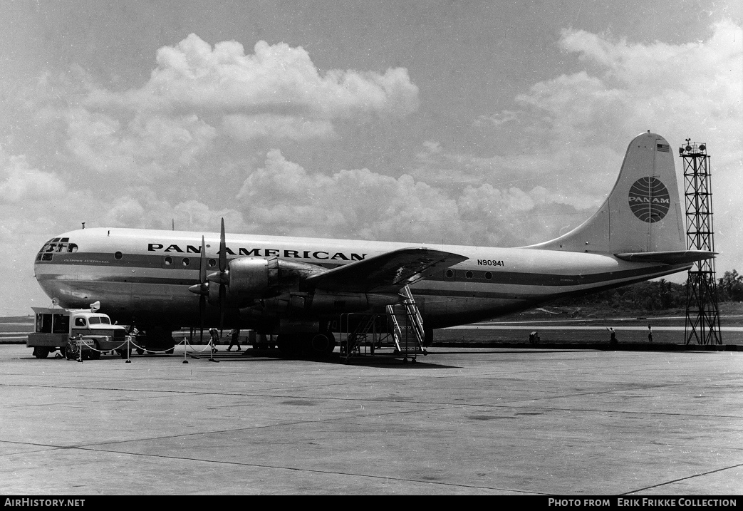 Aircraft Photo of N90941 | Boeing 377-10-29 Stratocruiser | Pan American World Airways - Pan Am | AirHistory.net #760902