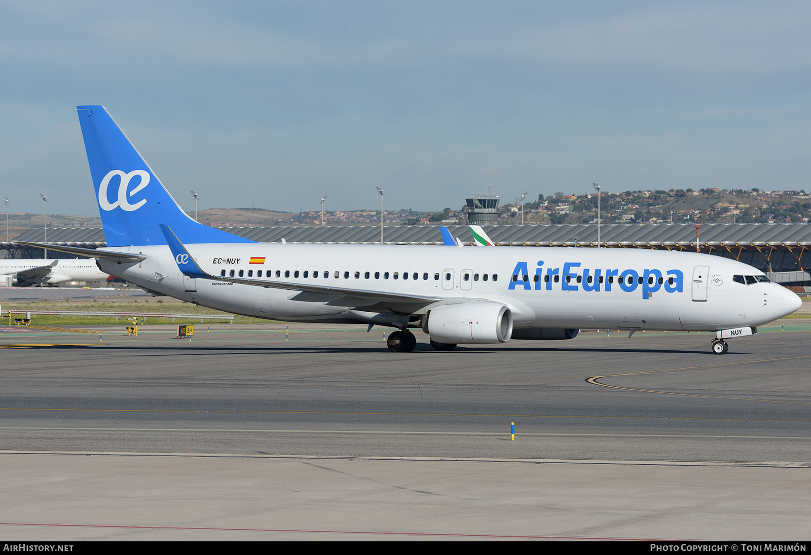 Aircraft Photo of EC-NUY | Boeing 737-8GP | Air Europa | AirHistory.net #760938