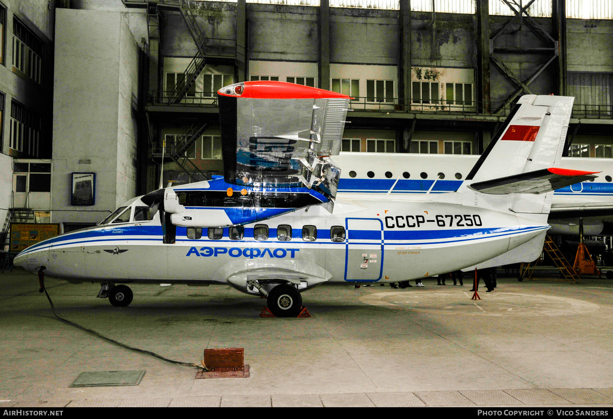 Aircraft Photo of CCCP-67250 | Let L-410M Turbolet | Aeroflot | AirHistory.net #760943