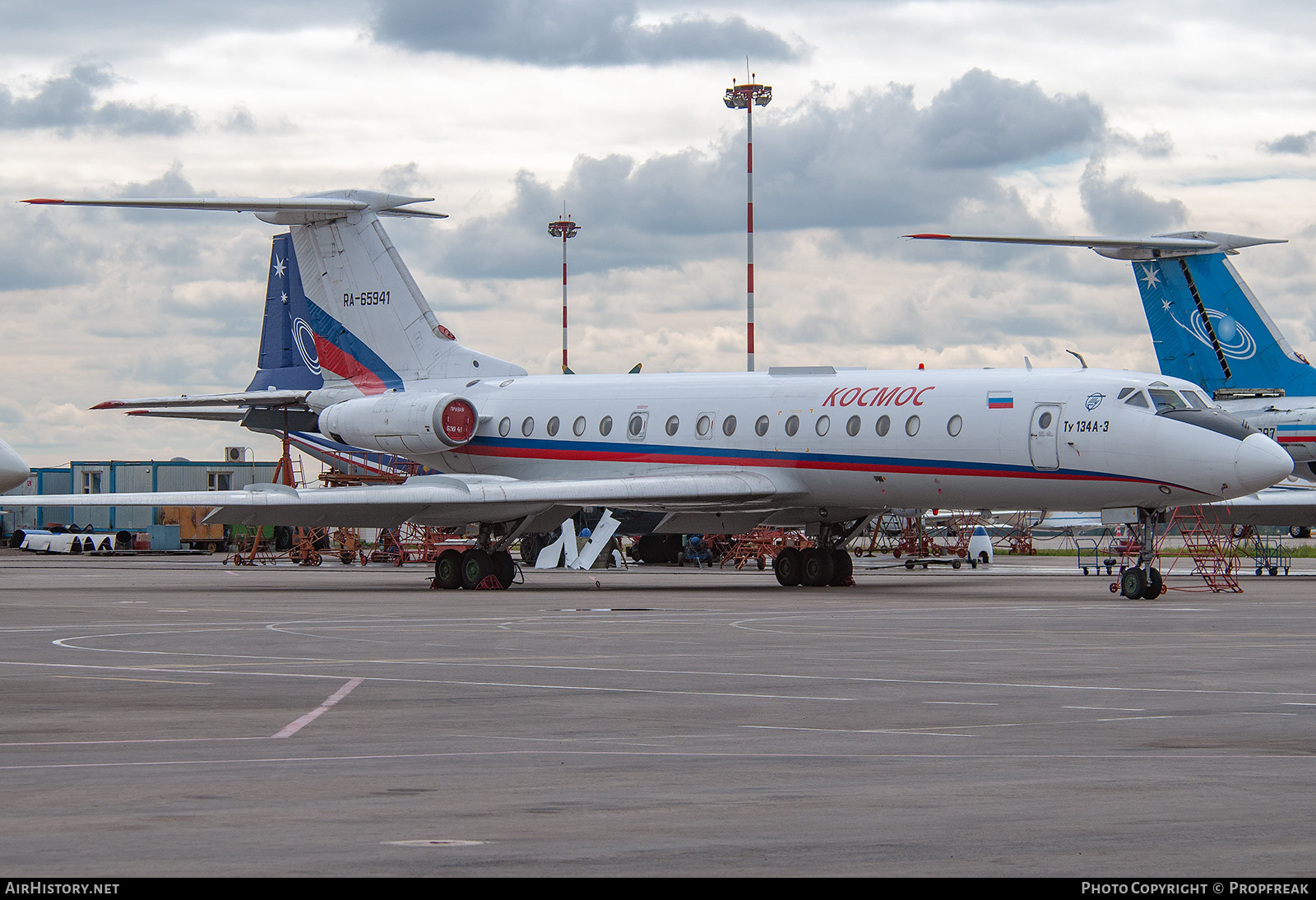 Aircraft Photo of RA-65941 | Tupolev Tu-134A-3 | Kosmos Airlines | AirHistory.net #760974