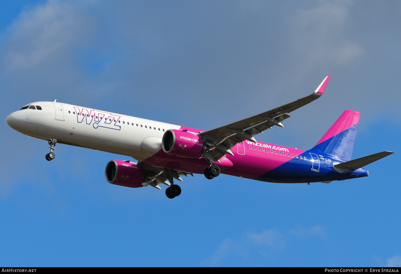 Aircraft Photo of HA-LZG | Airbus A321-271NX | Wizz Air | AirHistory.net #760992
