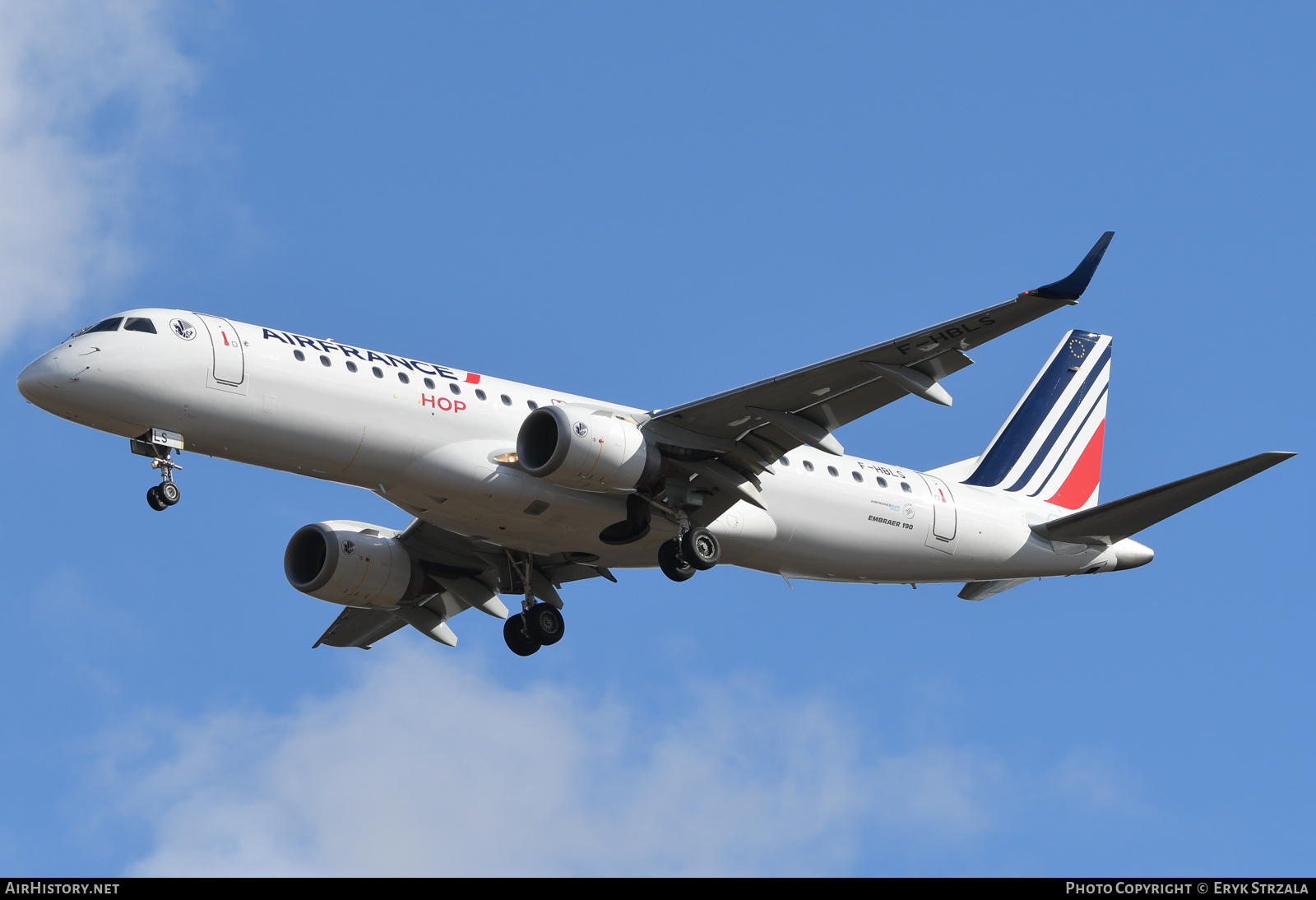 Aircraft Photo of F-HBLS | Embraer 190STD (ERJ-190-100STD) | Air France | AirHistory.net #760997