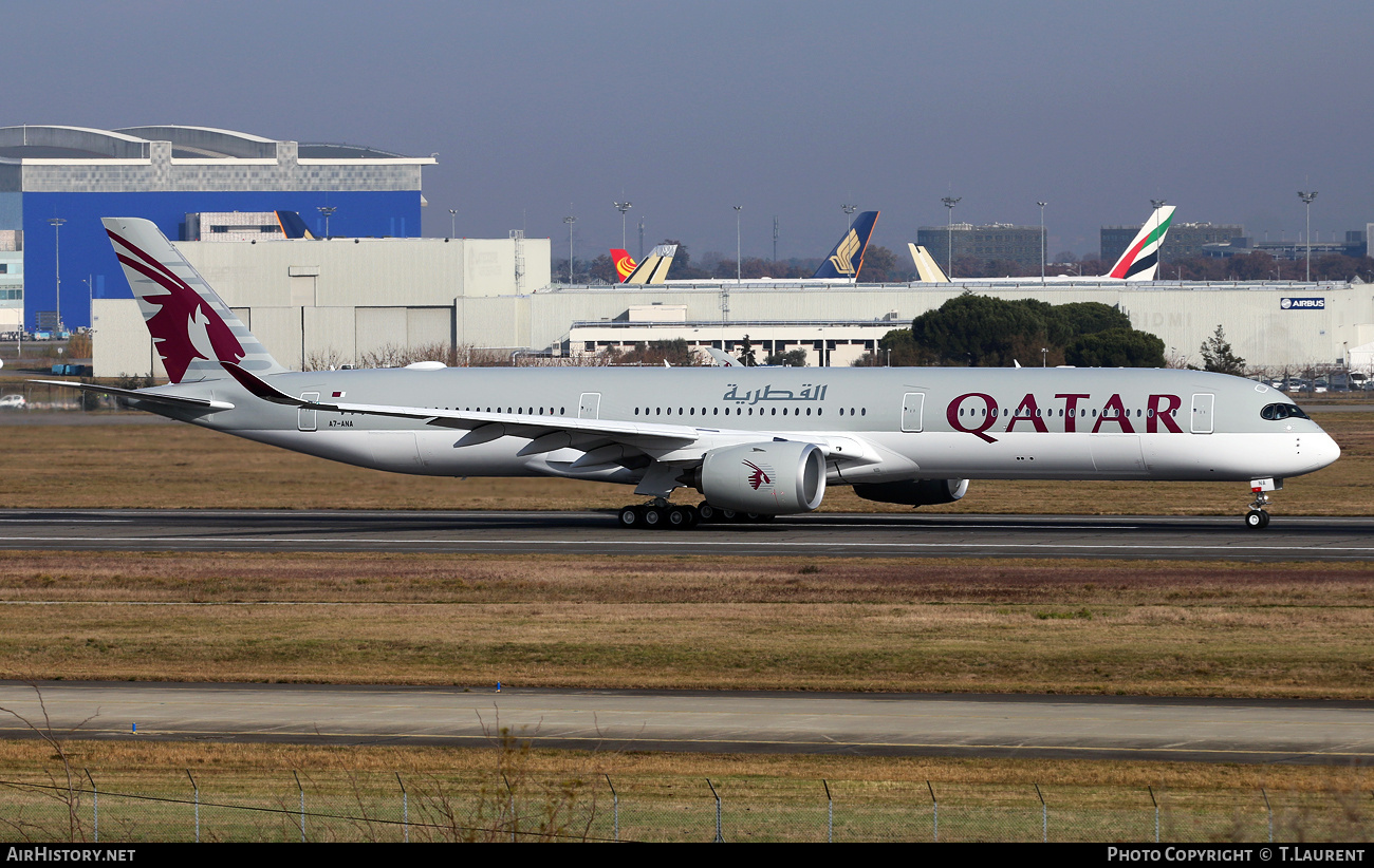 Aircraft Photo of A7-ANA | Airbus A350-1041 | Qatar Airways | AirHistory.net #761017