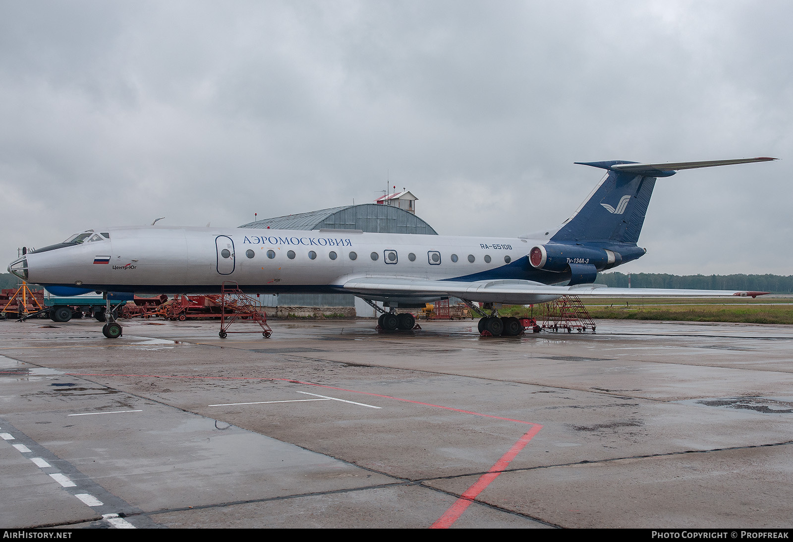 Aircraft Photo of RA-65108 | Tupolev Tu-134A-3 | Aeromoskovia | AirHistory.net #761030