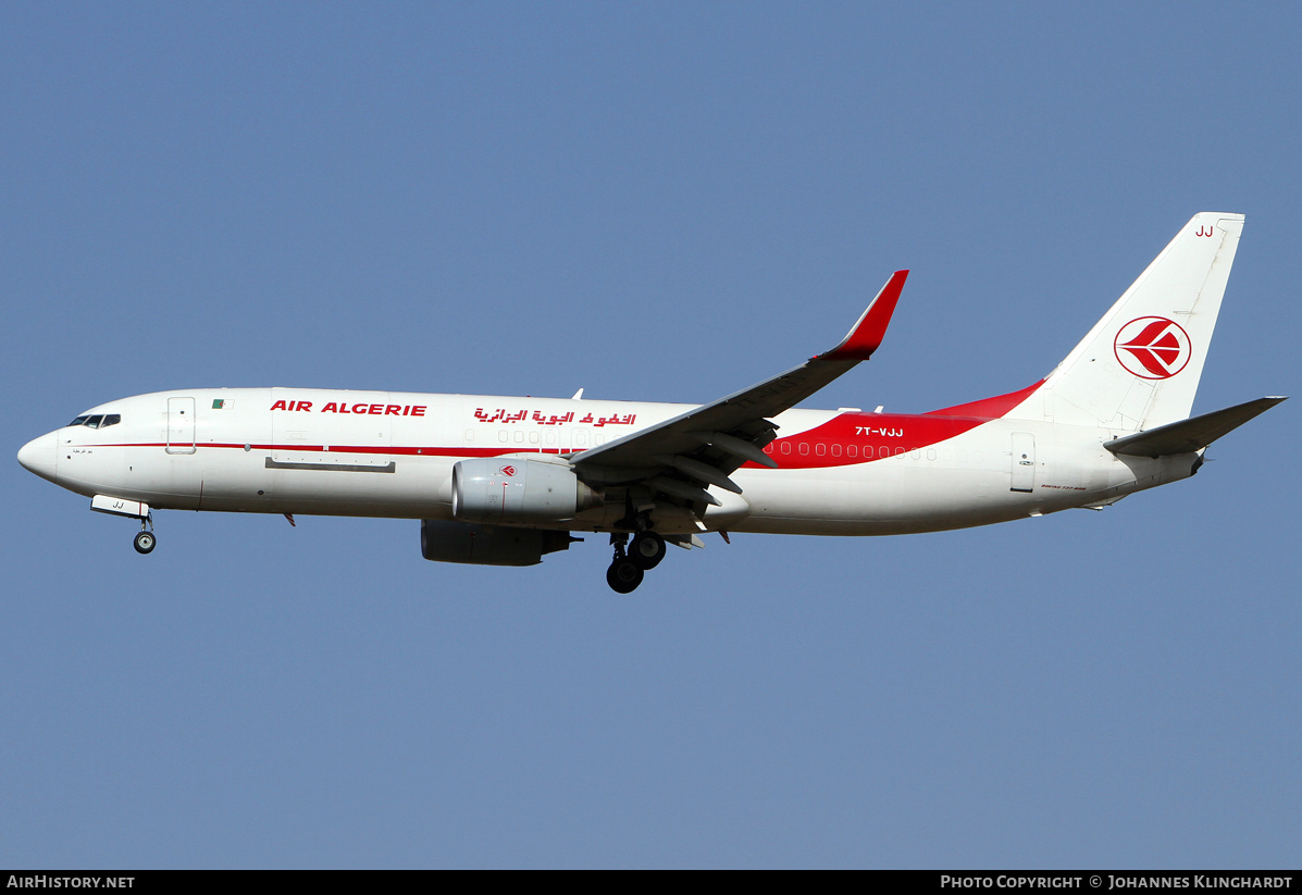 Aircraft Photo of 7T-VJJ | Boeing 737-8D6(BCF) | Air Algérie | AirHistory.net #761066