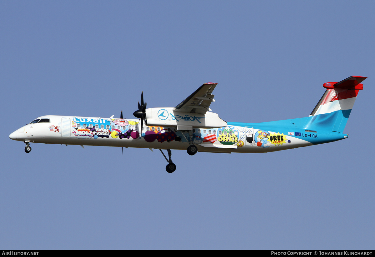 Aircraft Photo of LX-LQA | Bombardier DHC-8-402 Dash 8 | Luxair | AirHistory.net #761076