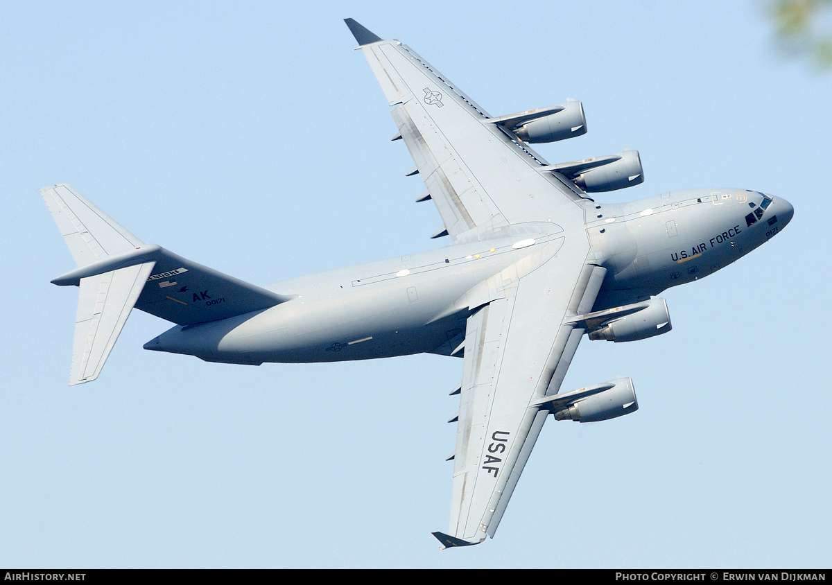 Aircraft Photo of 00-0171 / 00171 | Boeing C-17A Globemaster III | USA - Air Force | AirHistory.net #761082