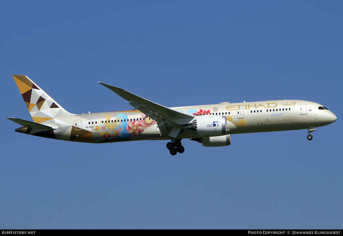 Aircraft Photo of A6-BLO | Boeing 787-9 Dreamliner | Etihad Airways | AirHistory.net #761091