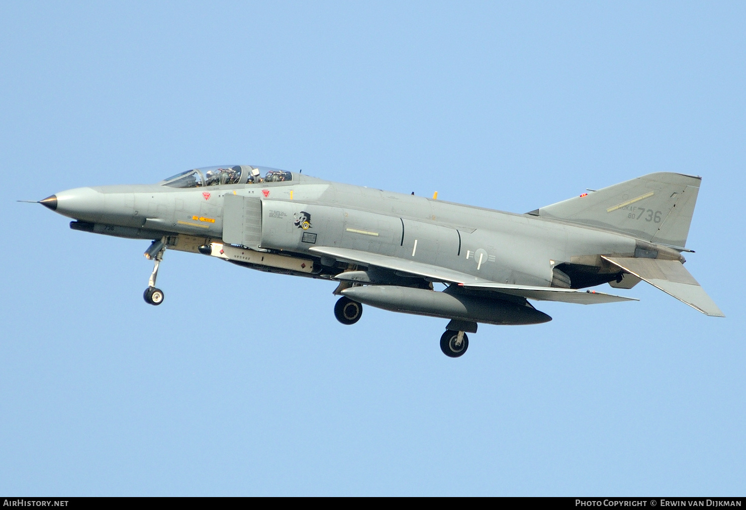 Aircraft Photo of 80-736 | McDonnell Douglas F-4E Phantom II | South Korea - Air Force | AirHistory.net #761096