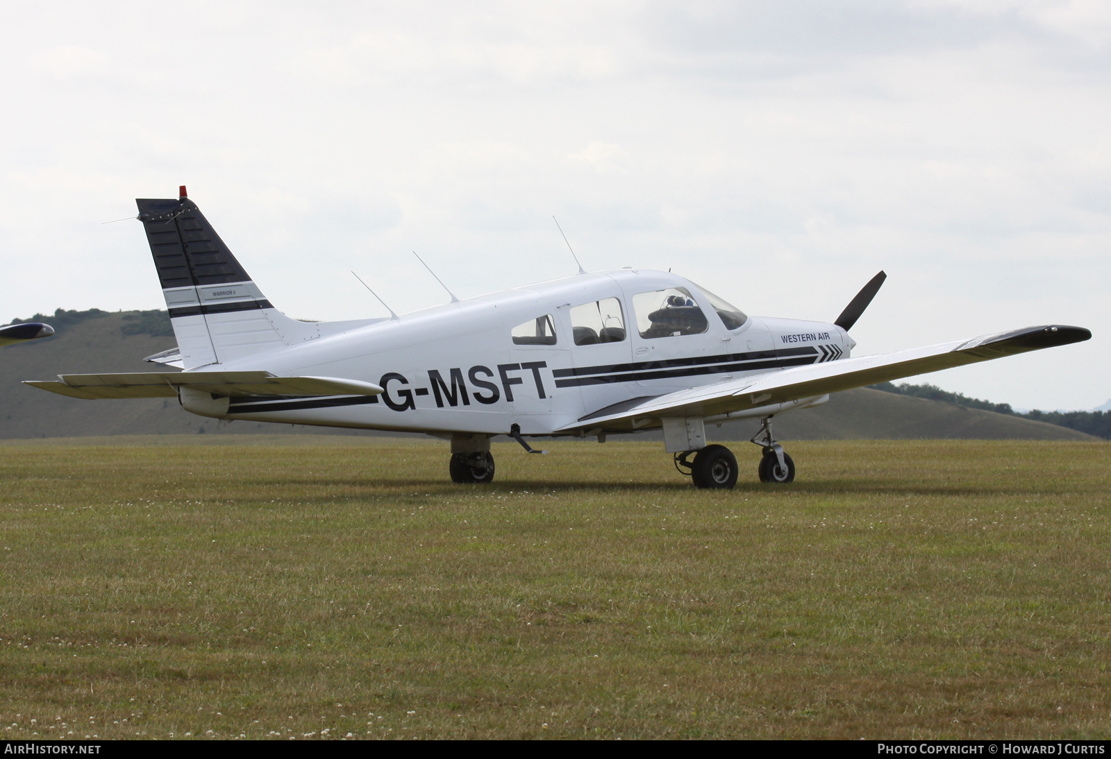 Aircraft Photo of G-MSFT | Piper PA-28-161 Warrior II | Western Air Thruxton | AirHistory.net #761119