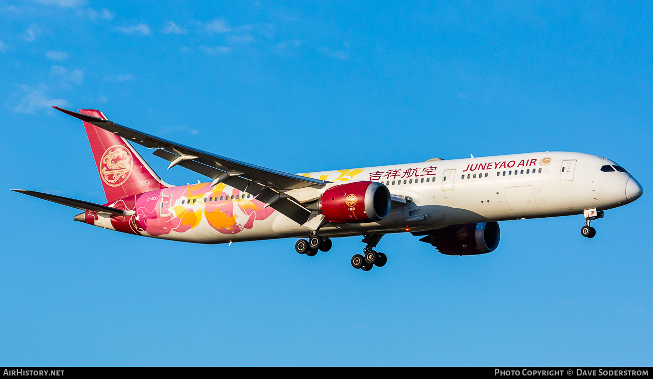 Aircraft Photo of B-20D1 | Boeing 787-9 Dreamliner | Juneyao Airlines | AirHistory.net #761129