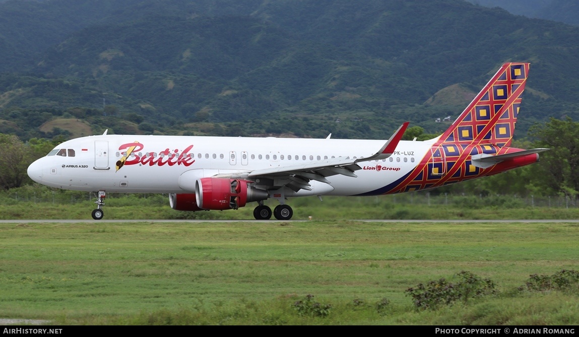 Aircraft Photo of PK-LUZ | Airbus A320-214 | Batik Air | AirHistory.net #761161
