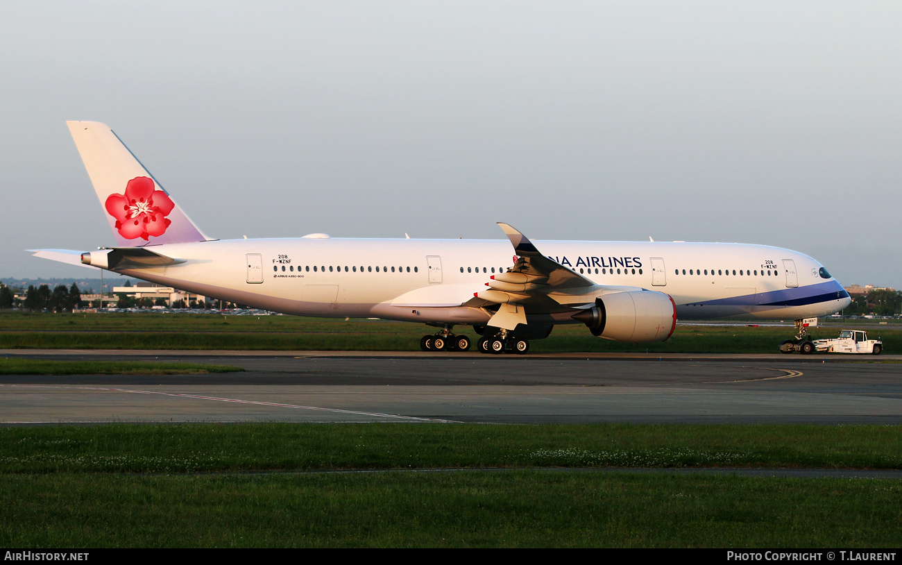 Aircraft Photo of F-WZNF | Airbus A350-941 | China Airlines | AirHistory.net #761171