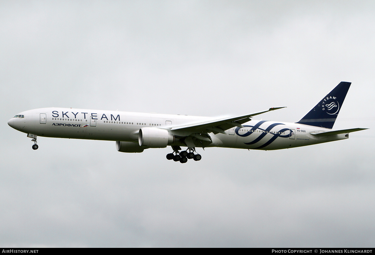 Aircraft Photo of VQ-BQG | Boeing 777-3M0/ER | Aeroflot - Russian Airlines | AirHistory.net #761185