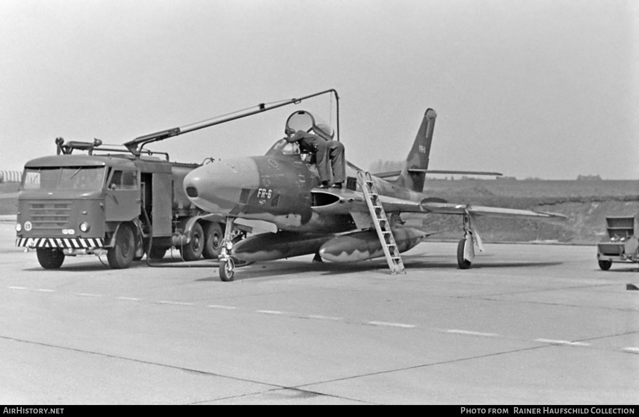 Aircraft Photo of FR-6 | Republic RF-84F Thunderflash | Belgium - Air Force | AirHistory.net #761187