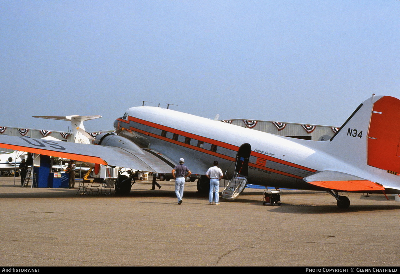 Aircraft Photo of N34 | Douglas TC-47J Skytrain | FAA - Federal Aviation Administration | AirHistory.net #761214