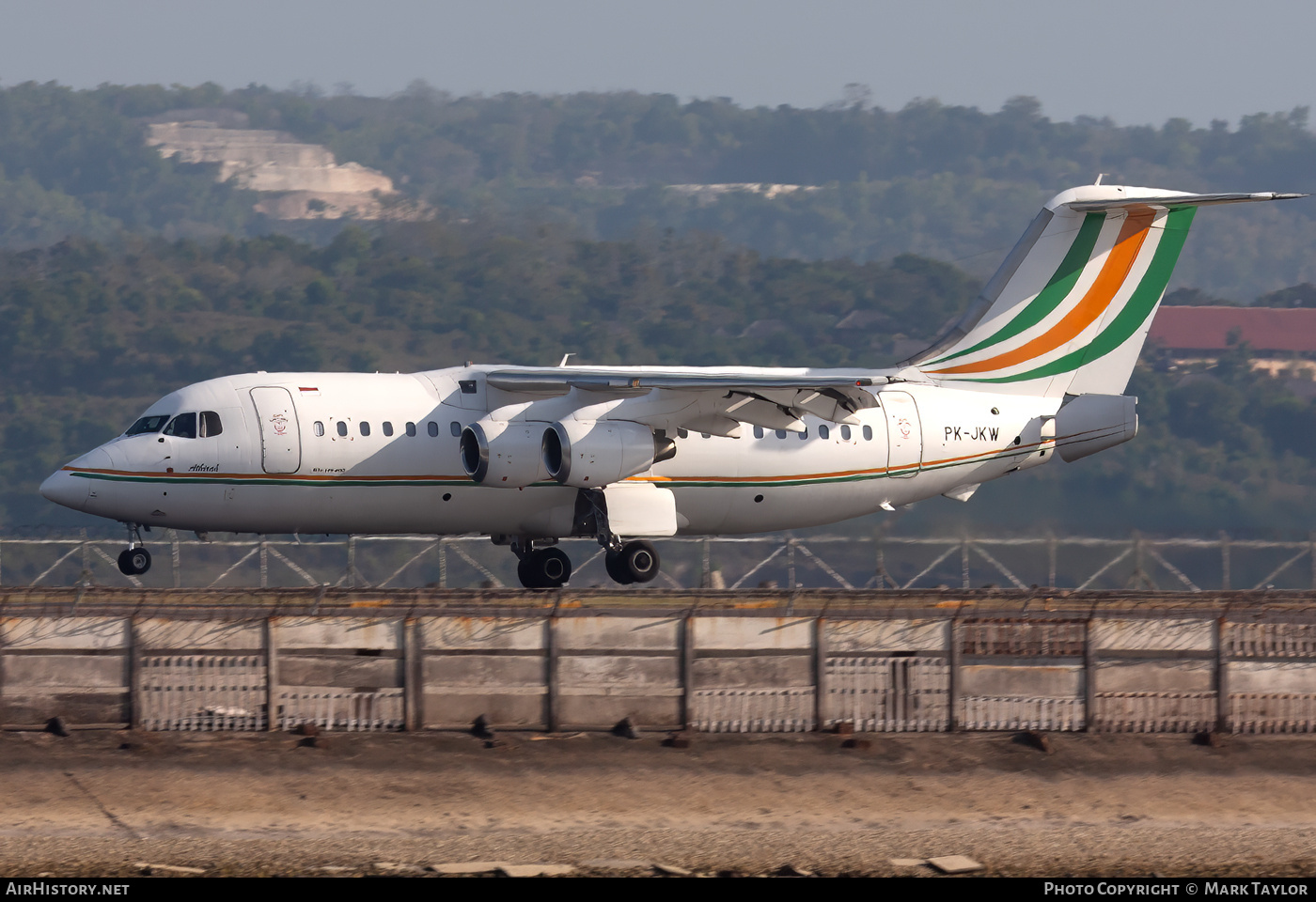 Aircraft Photo of PK-JKW | British Aerospace BAe-146-200 | Nusantara Air Charter | AirHistory.net #761240