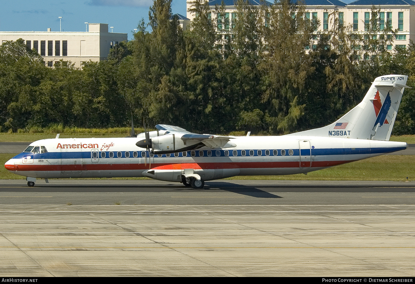 Aircraft Photo of N369AT | ATR ATR-72-212 | American Eagle | AirHistory.net #761259