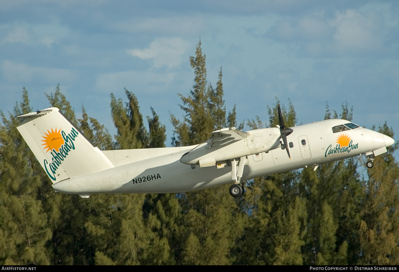 Aircraft Photo of N926HA | De Havilland Canada DHC-8-102 Dash 8 | Caribbean Sun Airlines | AirHistory.net #761262