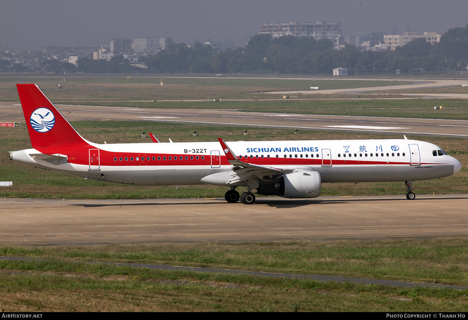 Aircraft Photo of B-322T | Airbus A321-271N | Sichuan Airlines | AirHistory.net #761268