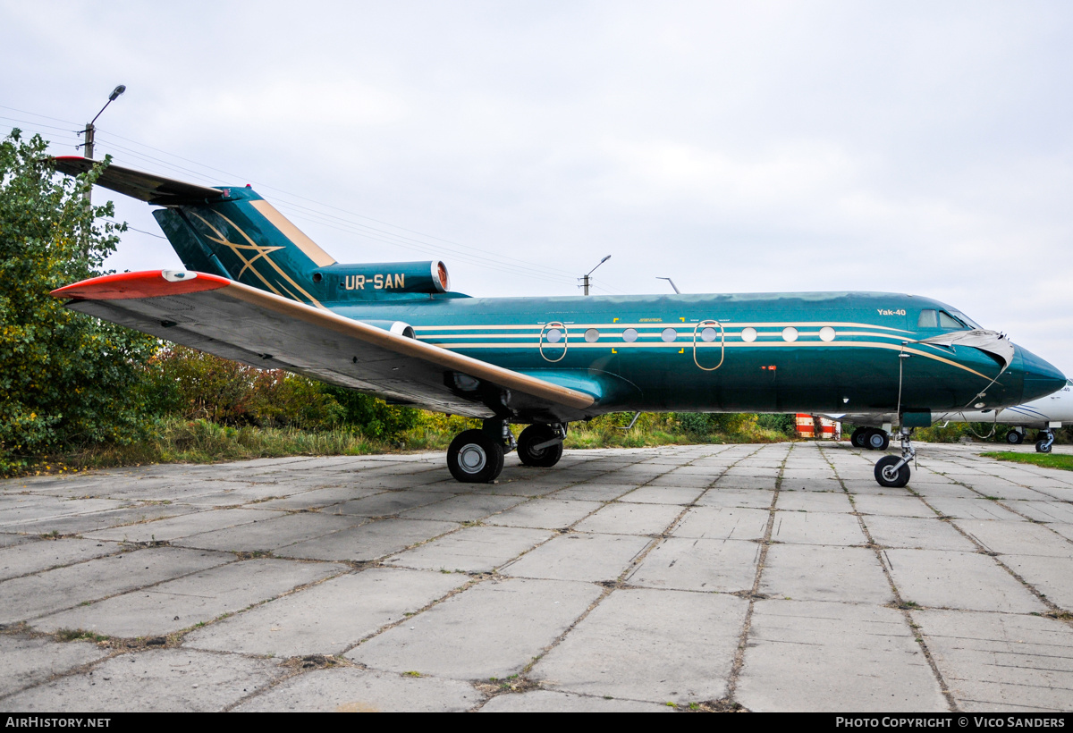 Aircraft Photo of UR-SAN | Yakovlev Yak-40 | AirHistory.net #761274
