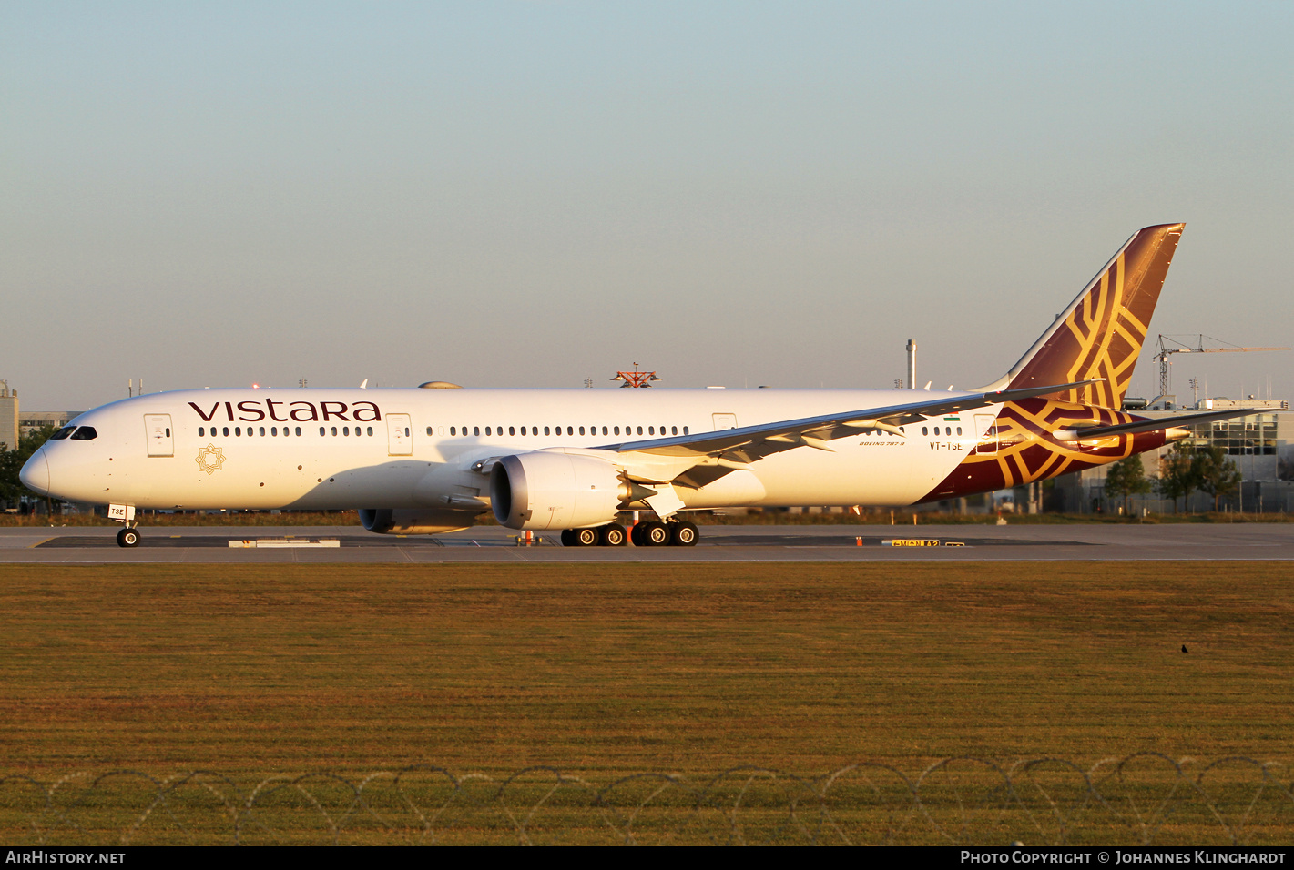 Aircraft Photo of VT-TSE | Boeing 787-9 Dreamliner | Vistara | AirHistory.net #761280