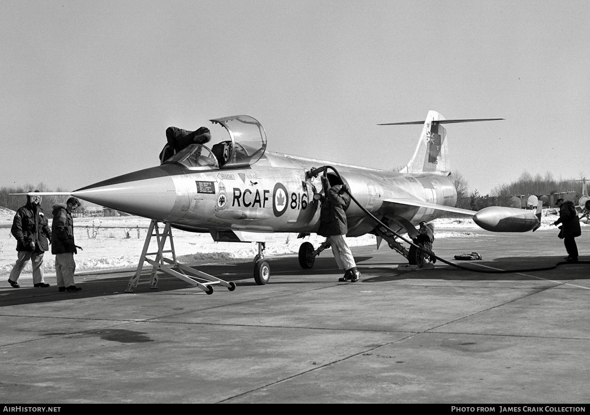 Aircraft Photo of 12816 | Canadair CF-104 Starfighter | Canada - Air Force | AirHistory.net #761289